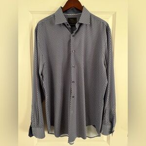 Stylish Men's Geometric Button Down Shirt